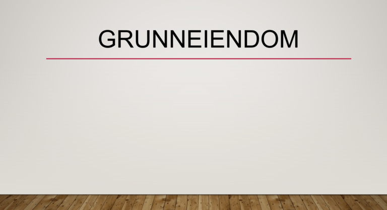 Grunneiendom