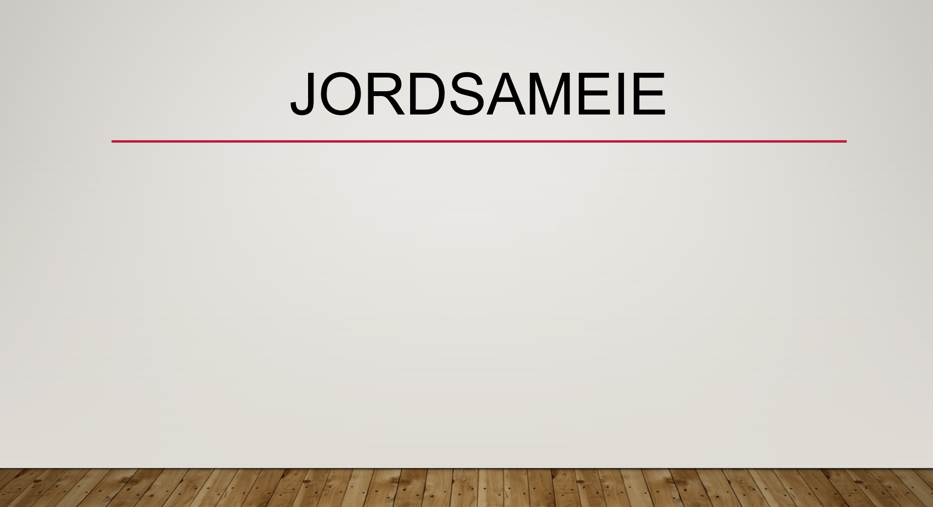 Jordsameie