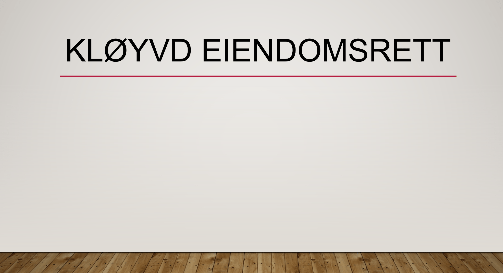 Kløyvd eiendomsrett