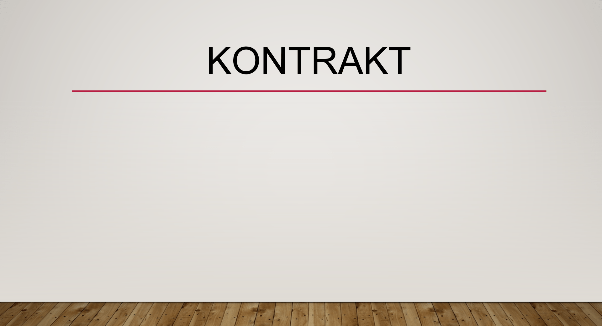 Kontrakt