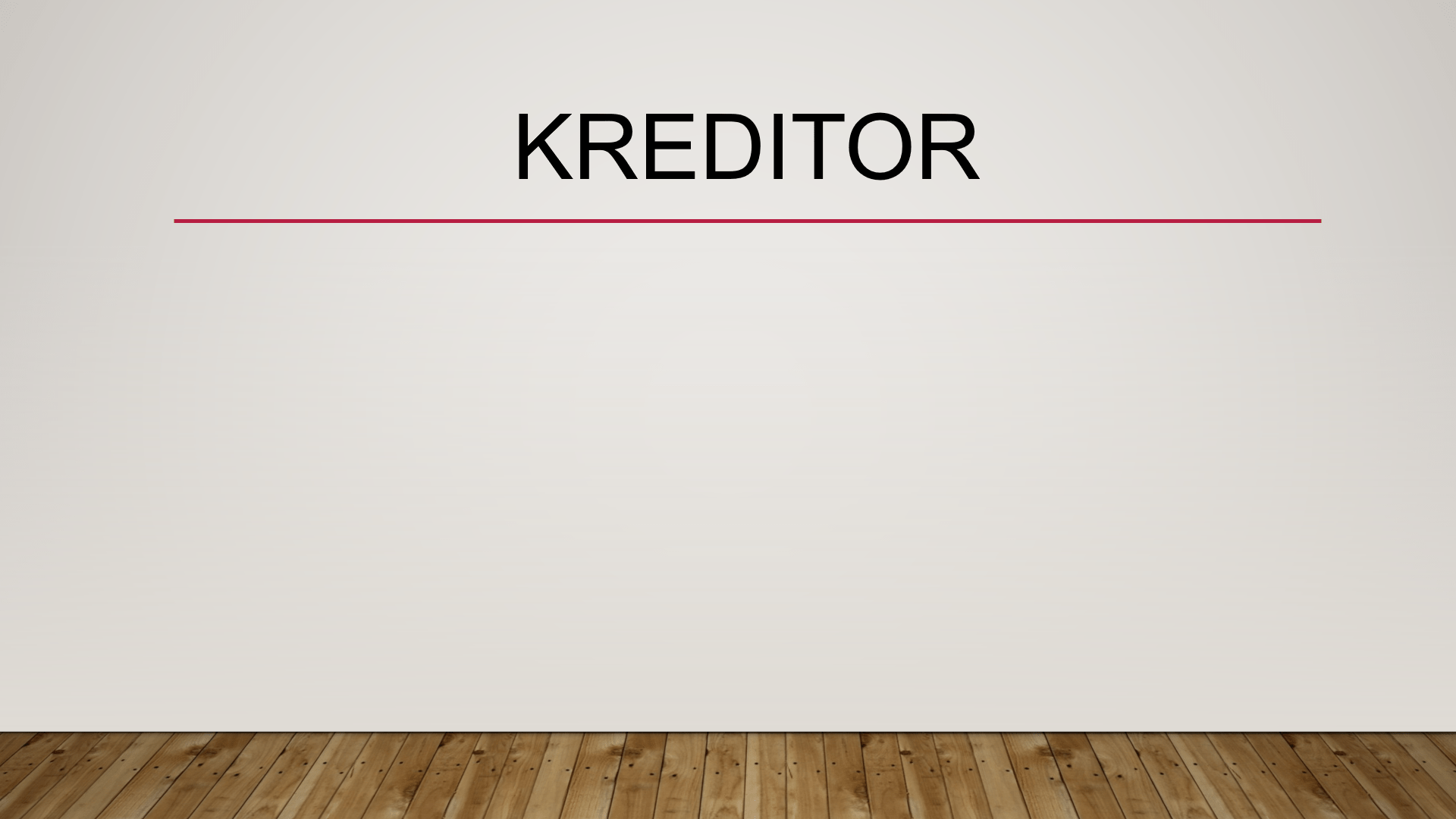 Kreditor
