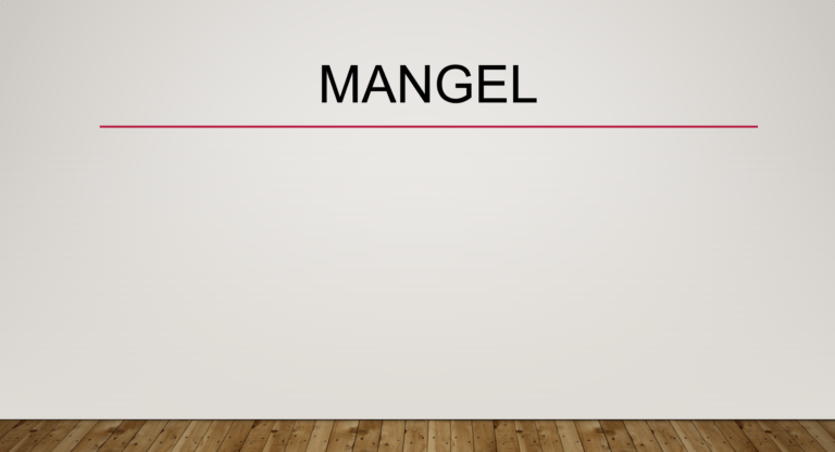 Mangel