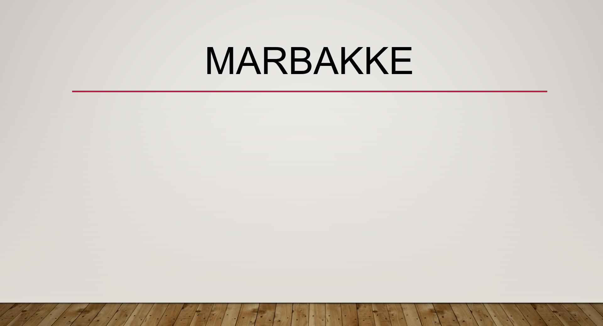 Marbakke