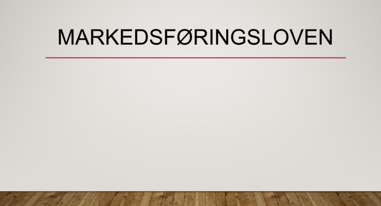 Markedsføringsloven