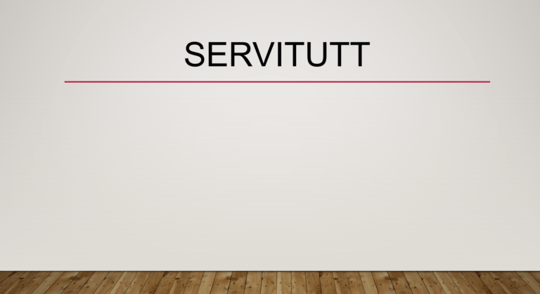 Servitutt
