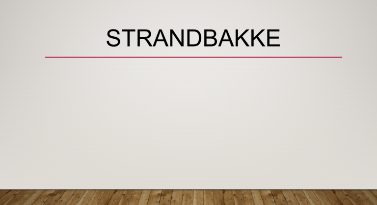 Strandbakke
