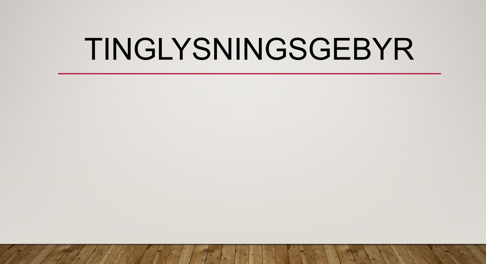 Tinglysningsgebyr