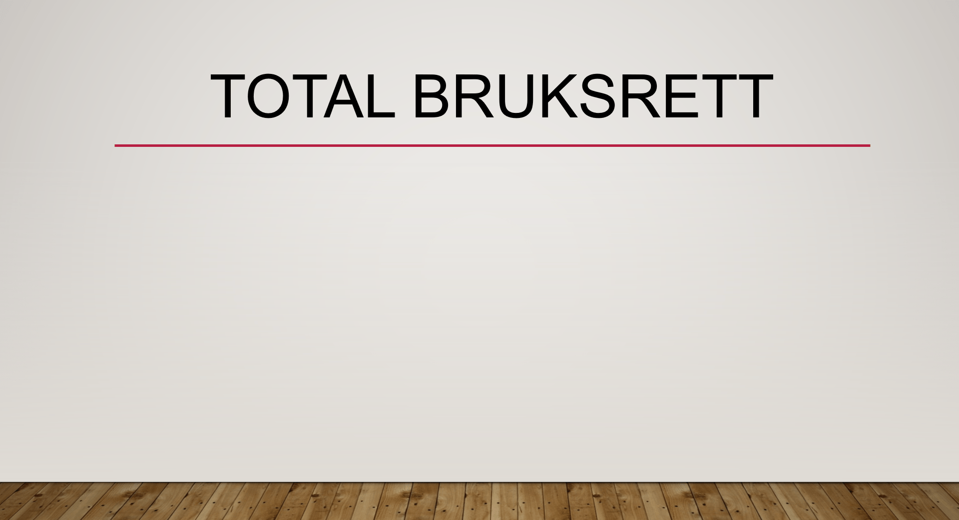 Total bruksrett