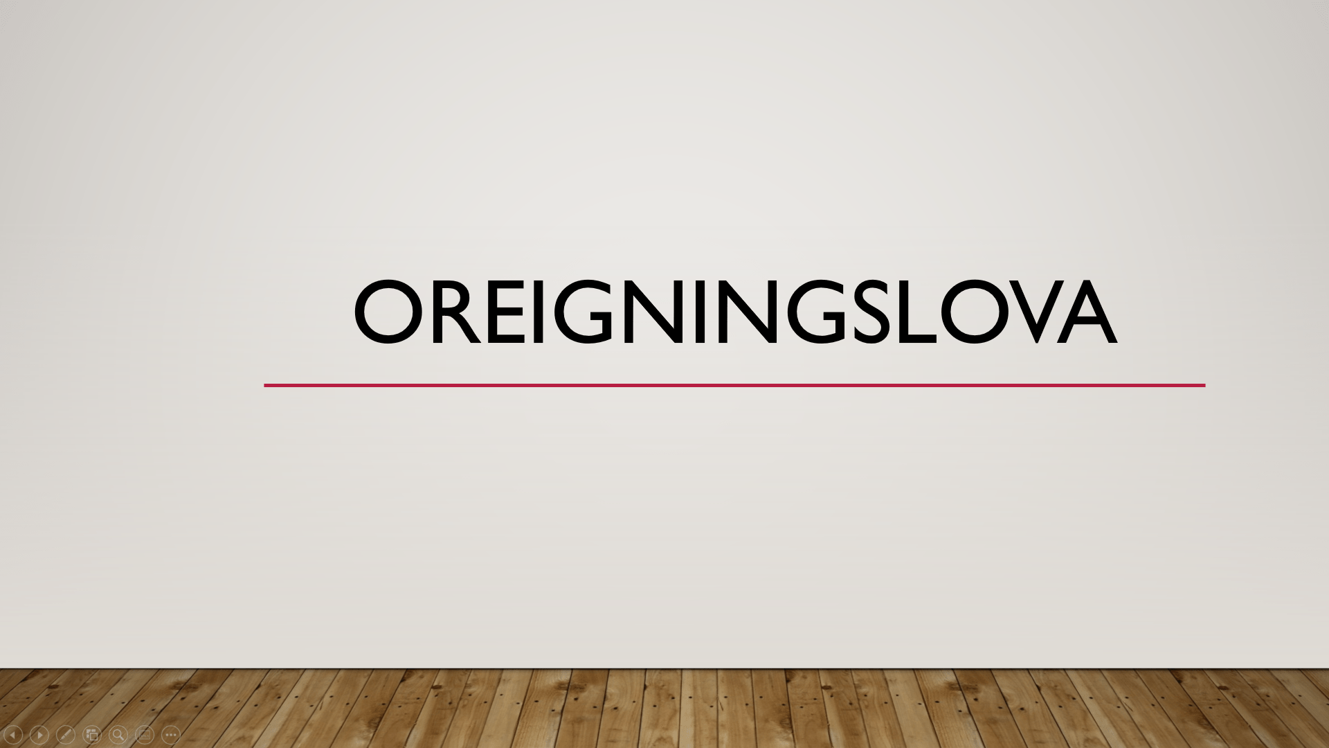 Hva er oreigningslova