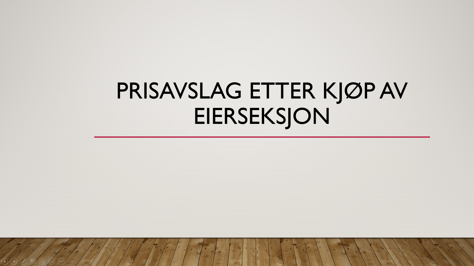 Krav om prisavslag etter kjøp av eierseksjon