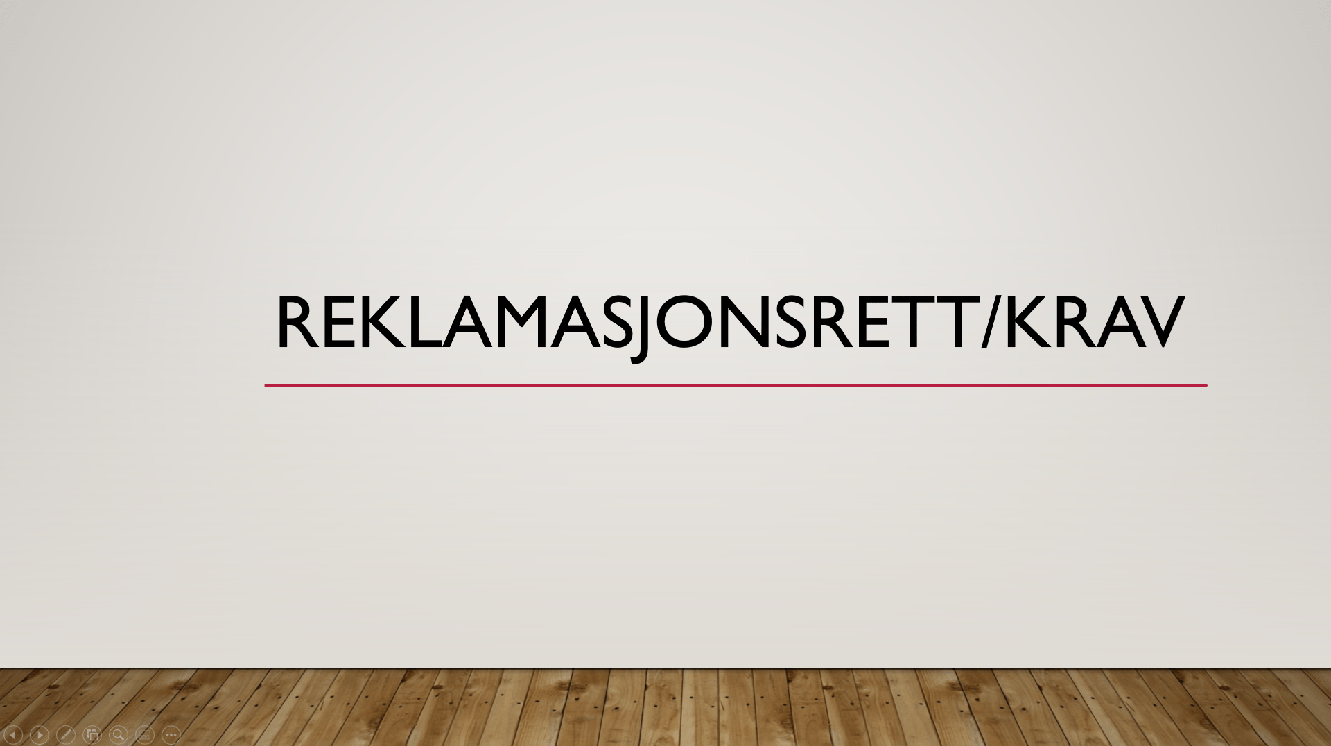 Hva er reklamasjonsrett/krav