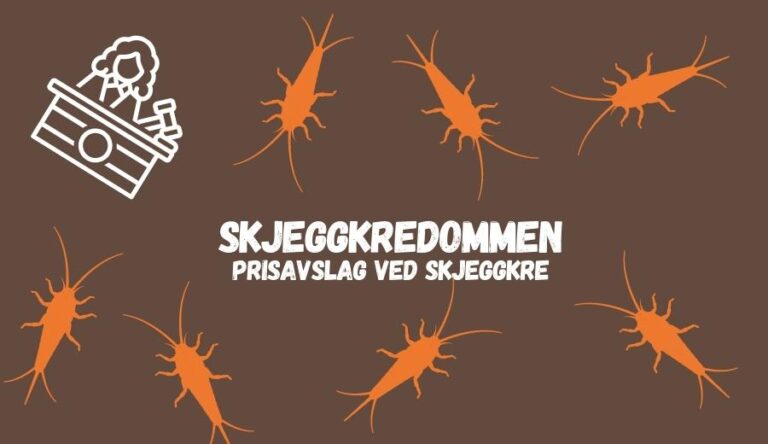 Skjeggkre som løper rundt en dommer