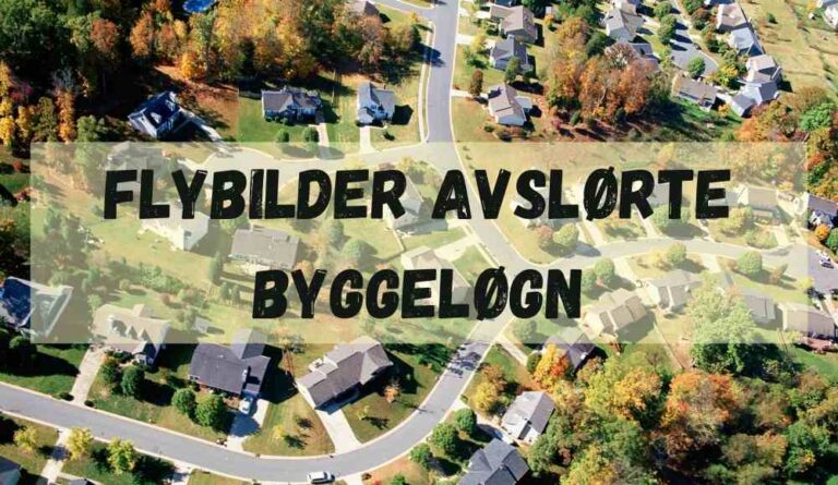 Flybilder avslørte byggeløgn